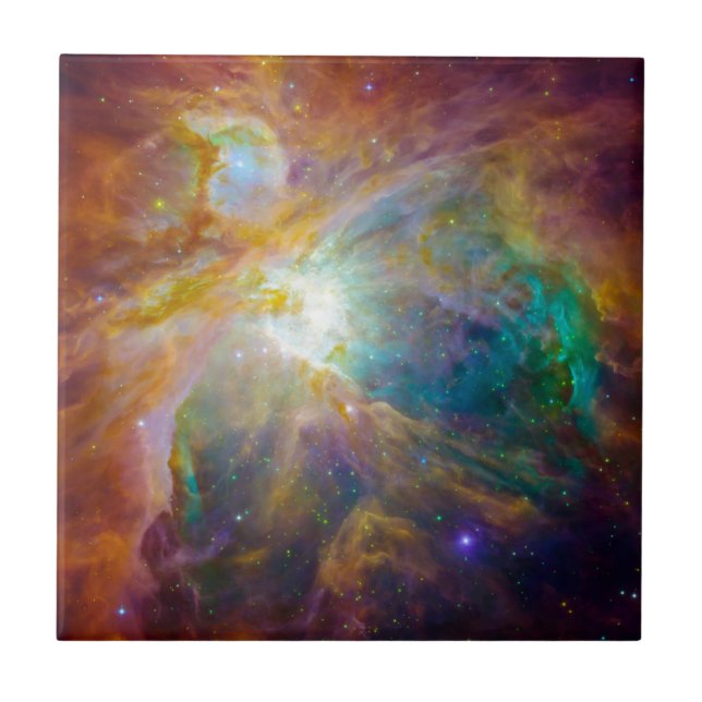 Azulejo De Cerâmica Espaço - Caos em Orion (Frente)