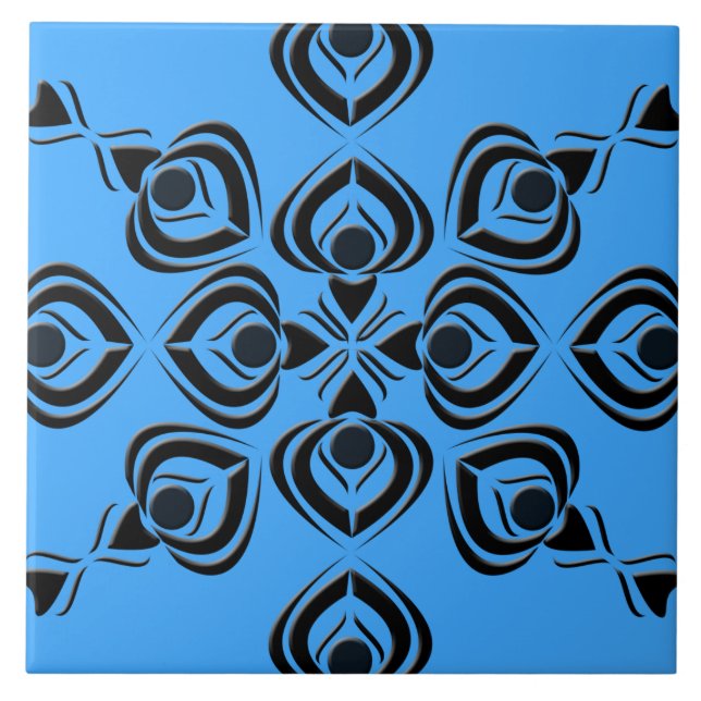 Azulejo De Cerâmica Espadas (Frente)