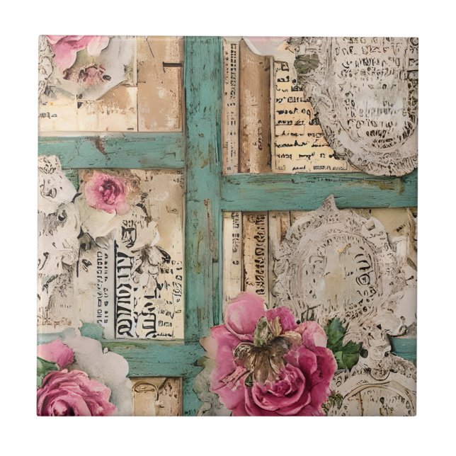 Azulejo De Cerâmica Espalhamento artístico Russo sem rumo (Frente)