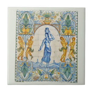 Azulejo De Cerâmica Espanha do século 20 Barcelona