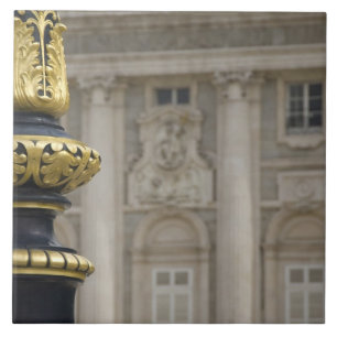 Azulejo De Cerâmica Espanha, Madrid. Palácio Real, lâmpada ornamenta