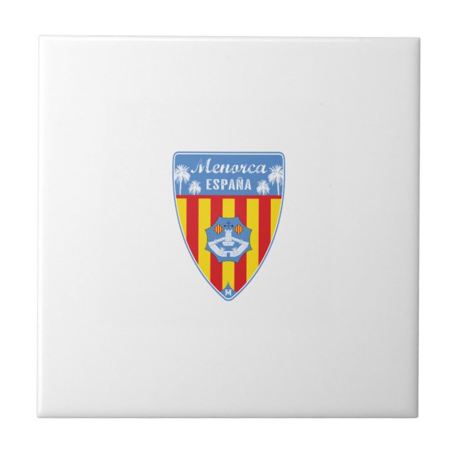Azulejo De Cerâmica Espanha Menorca (Frente)