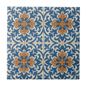 Azulejo De Cerâmica Espanhol Floral