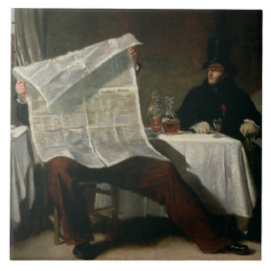 Azulejo De Cerâmica Esperando os tempos, 1831 (óleo em canvas)