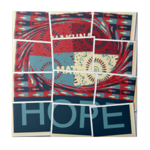 Azulejo De Cerâmica Espero ser o milagre belo e inspirador