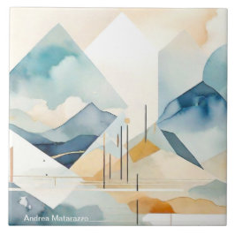 Azulejo De Cerâmica Espírito abstrato