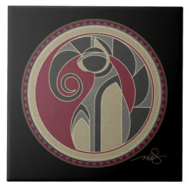 Azulejo De Cerâmica Espírito De Gato