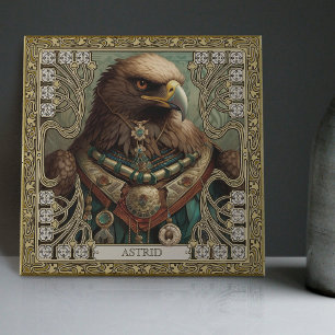 Azulejo De Cerâmica Espírito Personalizado - Tribal Eagle