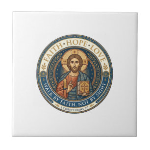 Azulejo De Cerâmica Espiritualidade Contemplativa Monástica de Jesus G