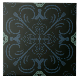 Azulejo De Cerâmica Espuma do Mar Mediterrâneo Azul - sotaque decor ca