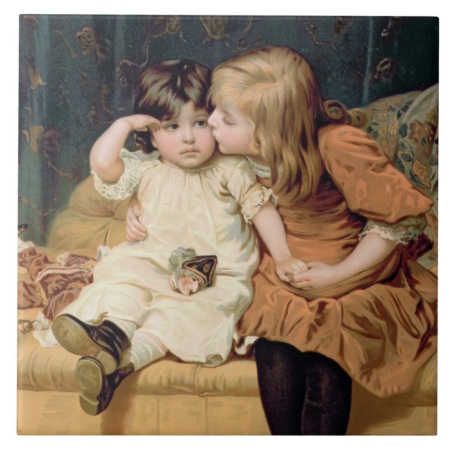 Azulejo De Cerâmica Esquece (por Frederick Morgan) (Frente)