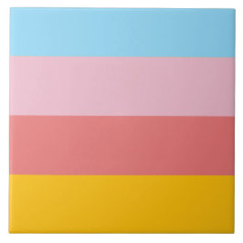 Azulejo De Cerâmica Esquema de cor do pastel de Verão