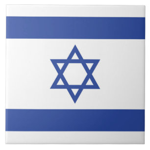 Azulejo De Cerâmica Estado de Israel Bandeira, Estrela do Judaísmo Dav