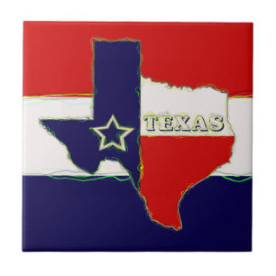 AZULEJO DE CERÂMICA  ESTADO DO TEXAS
