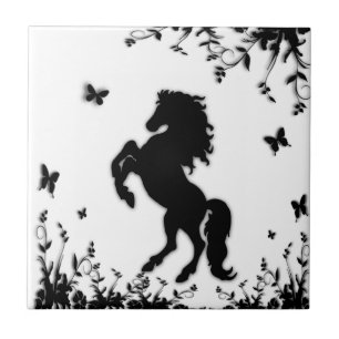 Azulejo De Cerâmica Estalhão Negro em Criação