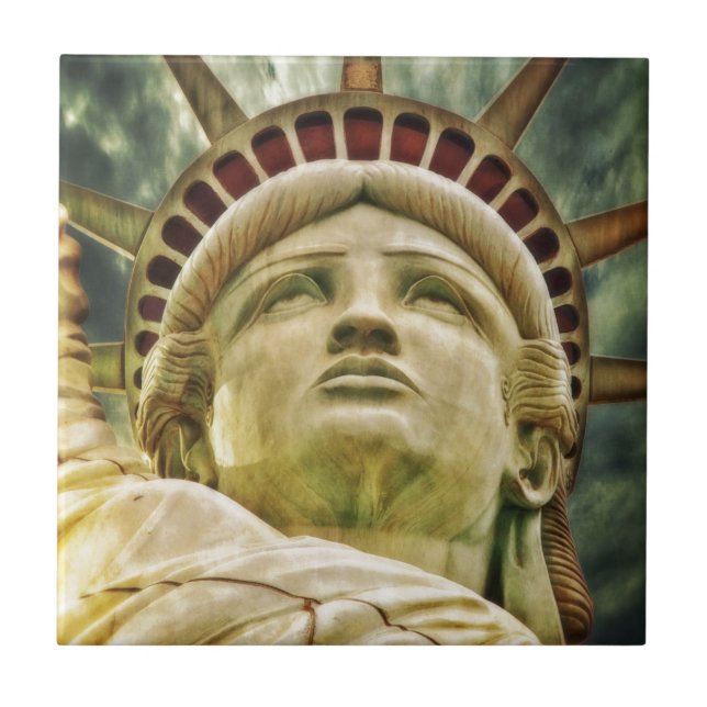 Azulejo De Cerâmica Estátua da Liberdade (Frente)