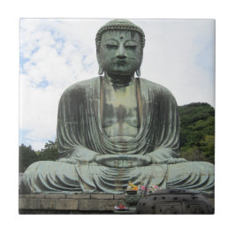 Azulejo De Cerâmica Estátua de Buda Budismo