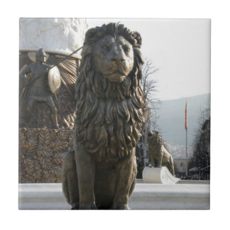 Azulejo De Cerâmica Estátua do leão