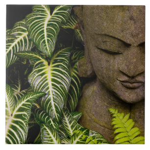 Azulejo De Cerâmica Estátua em uma informações sobre localização 