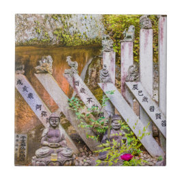 Azulejo De Cerâmica estátuas de Buda no templo Senko-ji