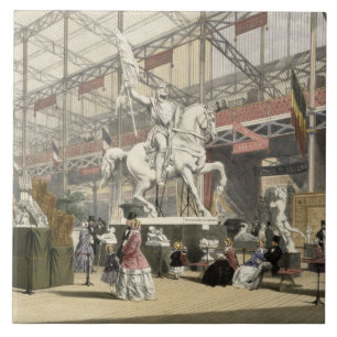 Azulejo De Cerâmica Estátuas na seção de Bélgica do grande Exhibi