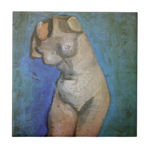 Azulejo De Cerâmica Estatueta de planetas Female Torso por Vincent van