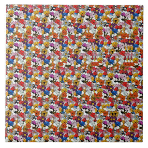 Azulejo De Cerâmica ESTEREOGRAMA DE PÁSSARO VOANDO 4,25x4,25, 6x6 pole