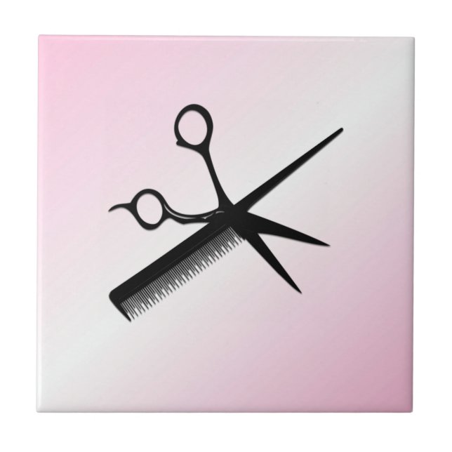 Azulejo De Cerâmica Esteticista Design Rosa (Frente)