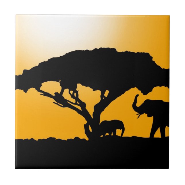 Azulejo De Cerâmica Estilo africano (Frente)