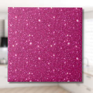 Azulejo De Cerâmica Estilo Clássico de Glitter Rosa Tendência de São V