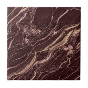 Azulejo De Cerâmica Estilo de Design Contemporâneo Bold Vinho Mármore