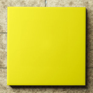 Azulejo De Cerâmica Estilo de Ênfase Amarelo Limão Livremente