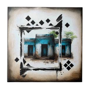 Azulejo De Cerâmica estilo de huts bauhaus egípcios