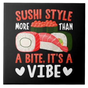 Azulejo De Cerâmica Estilo de Sushi Mais de uma Mordida