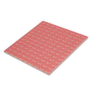 Azulejo De Cerâmica Estilo de Tendência Moderno Amarelo e Rosa