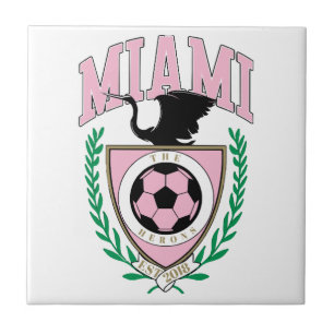 Azulejo De Cerâmica Estilo de Variação de Futebol de Miami