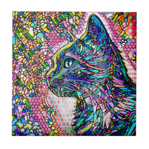 Azulejo De Cerâmica Estilo de Vidro Múltiplo Coletor Cat 706