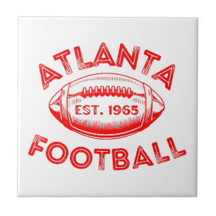 Azulejo De Cerâmica Estilo de Vintage de Futebol Atlanta