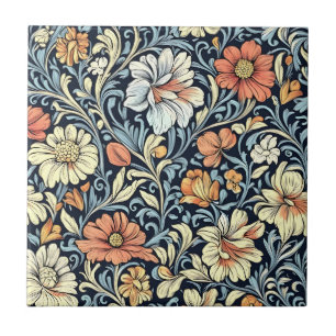 Azulejo De Cerâmica estilo floral William Morris padrão de acanto