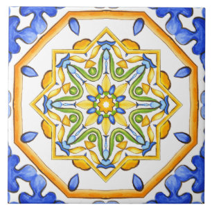Azulejo De Cerâmica Estilo italiano,azulejos,majolica Impressão de tud