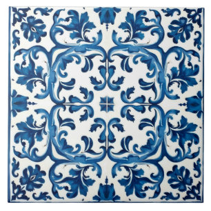 Azulejo De Cerâmica estilo italiano,Mediterrâneo,mosaico,azul,