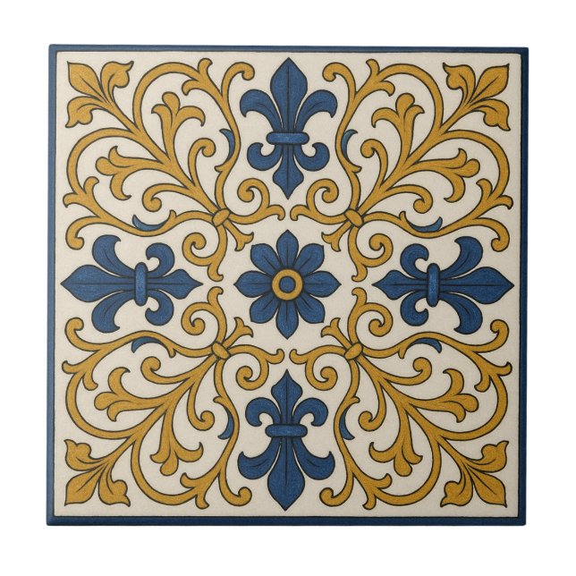 Azulejo De Cerâmica Estilo italiano regal (Frente)