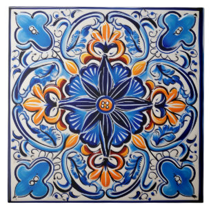 Azulejo de cerâmica estilo mexicano