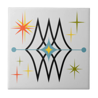 Azulejo De Cerâmica Estilo Moderno do meio século