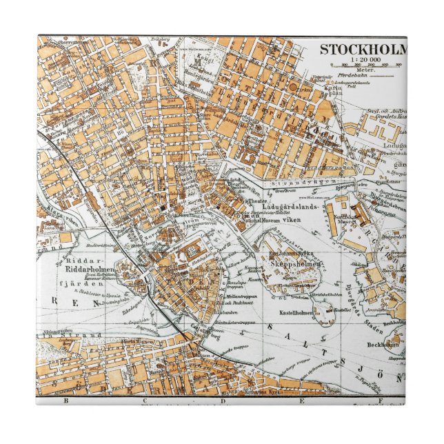 Azulejo De Cerâmica Éstocolmo (Frente)