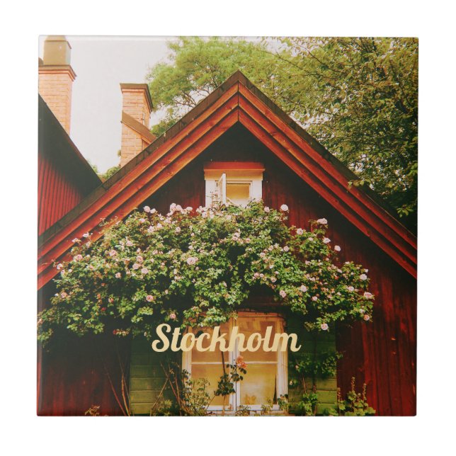 Azulejo De Cerâmica Estocolmo, Södermalm, Suécia (Frente)