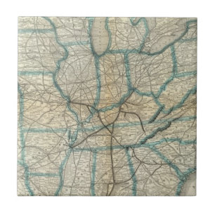 Azulejo De Cerâmica Estrada de ferro 2 de Louisville e de Nashville