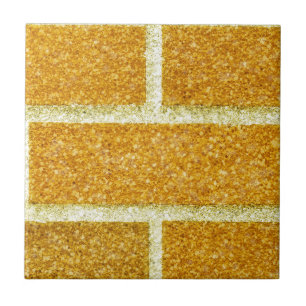 Azulejo De Cerâmica Estrada de Tijolo Amarelo Glittery OZ Brilho Glam