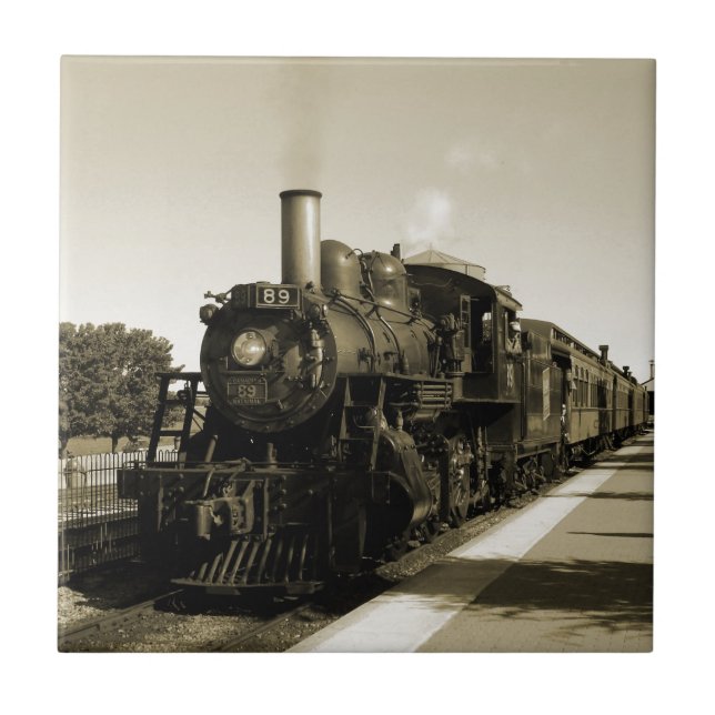 Azulejo De Cerâmica Estrada-férrea histórica (Frente)