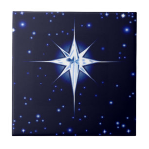 Azulejo De Cerâmica Estrela da natividade do Natal